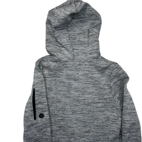 Hurley Phantom Hoodie Women's Size Small Heather Gray Hooded Sweatshirt - Picture 6 of 12